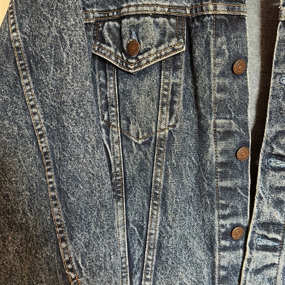 Levi’s Blue Denim Jacket 965 Red Tag size L - Picture 5 of 5